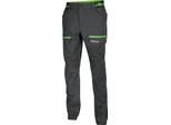 U-POWER Harmony Pantaloni Da Lavoro Grigio Asfalto / Verde L