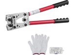 Pinze A Crimpare Per Capicorda 6-50 Mm², Pinze A Crimpare Per Cavi Di Batteria 10-1/0 Awg Per Crimpatori Di Terminali Di Batteria, Utensile A Crimpare Con 6 Misure, Pinze A Crimpare Per Terminali Di Rame Pinze A Crimpare Pinze Per Capicorda A Tubo