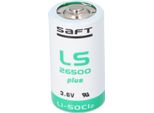 Saft Batteria Al Litio Baby C Ls 26500 Plus 3,6V 8,5Ah Litio Cloruro Di Tionile