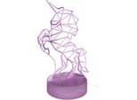 Luce Notturna Unicorno Usb Led Per Bambini, Rosa/Viola