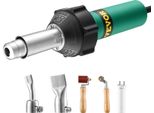 Saldatore Per Plastica 1600W Pistola Ad Aria Calda Torcia E 5 Accessori