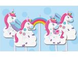 Candele Di Compleanno Unicorno - Unicorn -5 Pz