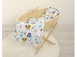 Trapunta Imbottita E Cuscino Sagomato Orsacchiotto - Set Di 2 Pezzi. - Orsetto Blu Navy