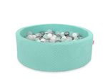 Piscina Asciutta In Viscosa H-30 Cm Con Palline 200 Pezzi - Menta