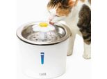 Fontanella Floreale Catit Con Inserto In Acciaio Inox