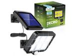 Lumiled Lampada Solare Per Esterni Con Rilevatore Di Movimento Cob 6500K Bianco Freddo Applique Solare Per Esterni IP65 Impermeabile Luce Solare Luce Solare Per Giardino Sicurezza Applique Da Parete Luce Da Esterno