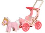 Zapf 707210 Baby Annabell Little Sweet Carriage & Pony Carrozza Rosa Per Bambole A Cavallo