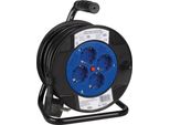 Avvolgicavo 15M 3X1,5 Con 4 Prese A Due Poli Con Solera Laterale T/T