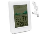 Stazione Meteo Wireless, Termometro, Previsioni Del Tempo, Sveglia, Orologio Meteo