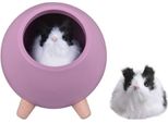 Habarri | Luce Notturna Per Bambini - Lampada Notturna Con Criceto - Per La Stanza Dei Bambini - Viola - Con Ricarica Microusb