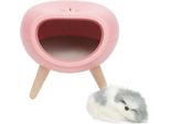 Habarri | Luce Notturna Per Bambini - Lampada Notturna Con Cane - Per La Stanza Dei Bambini - Rosa - Con Ricarica Micro Usb