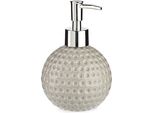 Distributore Di Sapone Berilo Golf Grigio Metallo Ceramica 300 Ml (12 Unità)