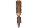 Olivia Garden Expert Blowout Shine Spazzola Rotonda Con Setole Ondulate Oro E Marrone Spazzola Per Capelli Da 45 Mm