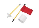 Set Di Coppe Del Foro Della Bandierina Del Perno Di Golf, Coppa Del Foro Dell'asta Della Bandierina Del Putting Green Di Golf, Coppa Del Foro Della Bandierina Del Putting Green Di Golf, Set Di Pratica Dell'iarda Di Golf, Forniture Di Formazione Del Cortile Di Golf, Attrezzatura Di Golf