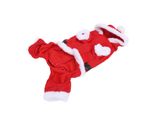 Vestiti Di Natale Dell'animale Domestico, Costume Di Natale Del Cane, Costume Di Babbo Natale Del Cane, Cappotto Invernale Con Cappuccio Dell'animale Domestico, Vestiti Caldi Del Cane, Vestiti Dell'animale Domestico