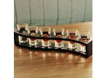 Cremagliera Della Tazza Del Vino, Cremagliera Di Vetro, Scaffale Da Tavolino, Esposizione Della Tazza Del Vino, Cremagliera Della Tazza Di Bambù