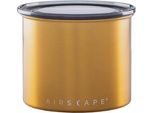 Airscape Edelstahl-AromabehäLter Klein, Kaffeedose, Aufbewahrungdose, Edelstahl, Kupfer GebüRstet, AS2704