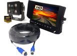 Expert Pro Set Di Telecamere Grandangolari Per Retromarcia Ahd 1080P + Monitor 7" 12V/24V 15M 4-PIN"