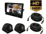Kit Ahd 2 X Telecamera Ottimizzata Monitor Da 10