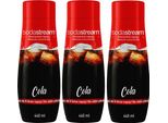 Set Di 3 Concentrati Sodastream 3X Cola
