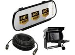 Auto Monitor Specchio Ahd Lcd 7 Pollici Per 2 Telecamere 4-PIN 12V/24V Telecamera Di Retromarcia Ahd 720P Camion 10 Metri Di Cavo 4-PIN