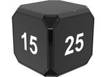 Cube Timer Sensore Di Gravità Rotante Timer Squre Work Out Personalizzato Con Schermo Led Vibrazione E Allarme Sonoro Funzionamento Silenzioso 5/15/25/45 Minuti Per Bambini Cucina Strumento Di Gestione Del Tempo Per Test Esercizio Gioco Insegnamento Apprendimento Cucina