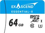 Scheda Di Memoria Exascend Essential-X Micro Sd Da 64 Gb