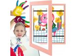 Cornice Artistica Per Quadri, Disegni, Foto, Bambini, Apertura Con Contenitore