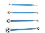 4Pcs Doppio Acciaio Pressato Palla Ceramica Pavimento Stucco Colla Raschiatura Strumenti Di Costruzione