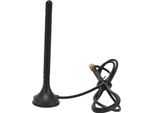 Modulo Wireless Antenna Base Magnetica 5Dbi Sma Plug Per Walkie Talkie Networking Rg174868Mhz (TB451)