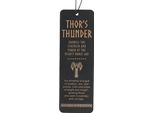 Something Different - Segnalibro "Thor's Thunder"", In Legno SD10297 (Taglia Unica) (Nero)"