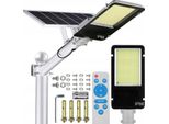 Potente Lampada Solare A Led 2000W Lampione Da Giardino Sensore Crepuscolare