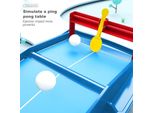 Gioco Del Tennis Da Tavolo - 2 Giocatori, Blu, Scatola Inglese - Abilità Di Reazione, Gioco Per Famiglie E Giocattolo Educativo