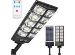Lampada Solare A Led Con Sensore Di Movimento E Crepuscolare, 1000 W, Telecomando, Staffa, Strada
