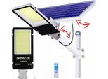 Potente Lampada Solare A Led 1200W Sensore Crepuscolare Strada Giardino Vogler