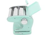 Macchina Per La Pasta Manuale In Acciaio Inox �C Macchina Per La Pasta Domestica Con Piede Di Aspirazione Grande, 2 Rulli Di Taglio, Rullo Per La Pasta E Pressa Per La Pasta