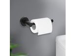 Rack Di Perforazione Nero Montato A Parete Porta Carta Igienica Scaffale Di Stoccaggio Del Fazzoletto Del Bagno