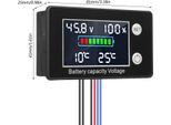 Tester Di Capacità Della Batteria 9V-100V Con Allarme Display Lcd Capacità Della Batteria Misuratore Di Tensione Nero