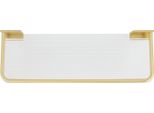 30 Cm Bagno Scaffale A Parete Spazio Alluminio Acrilico Asciugamano Rack Bagno Storage Rack Oro