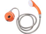 Doccia Portatile Da Campeggio 2200Mah Sistema Di Pompa Doccia Ricaricabile Con Soffione Per Escursioni Viaggi Auto Lavaggio Animali Domestici Bagno