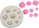 3D Fiore Silicone Stampo Torta Decorazione Topper Silicone Jello Zucchero Cioccolato Fondente Stampi