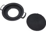 Giapponese Mini Hibachi Grill In Lega Di Alluminio Stile Giapponese Barbecue Grill Da Tavolo Piccolo Portatile Charcoal Grill Piccolo Cerchio