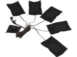 5 In 1 Pad Elettrico Per Il Riscaldamento Della Foresta 3 Marce Temperatura Regolabile Riscaldamento Usb Impermeabile In Fibra Composita