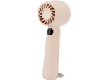 Ventilatore Portatile A 5 Velocità Del Vento Display Digitale A Basso Rumore Ventilatore Portatile Multifunzionale Di Piccole Dimensioni Per Il Viaggio E Il Campeggio All'aperto Beige