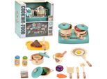 Set Da Cucina Giocattolo - 3Xaa Necessarie, Con Suoni Di Cottura - Per Giochi Di Ruolo, Cucina Per Bambini E Giocattoli Educativi