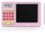 Tavoletta Didattica Per Bambini - Tavoletta Per Scrivere E Allenamento Aritmetico 2 In 1 - Giocattolo Di Matematica E Colorazione Per Bambine E Bambini (Rosa)
