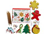 Set Natalizio Per Bambini - Incoraggia La Creatività E La Motricità Fine Attraverso Il Gioco - Include Materiali Per Le Decorazioni Festive