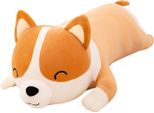 Peluche Corgi - 60 Cm, Confezionato Sottovuoto, Morbido E Coccoloso - Per Bambini, Cuscino Decorativo E Regalo