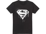 Superman - Maglietta Da Uomo/Donna Unisex, Logo TV26421 (S) (Nero)