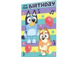 Bluey - Biglietto Di Compleanno Lenticolare E 3D, Cartoncino TA13839 (Taglia Unica) (A Colori)